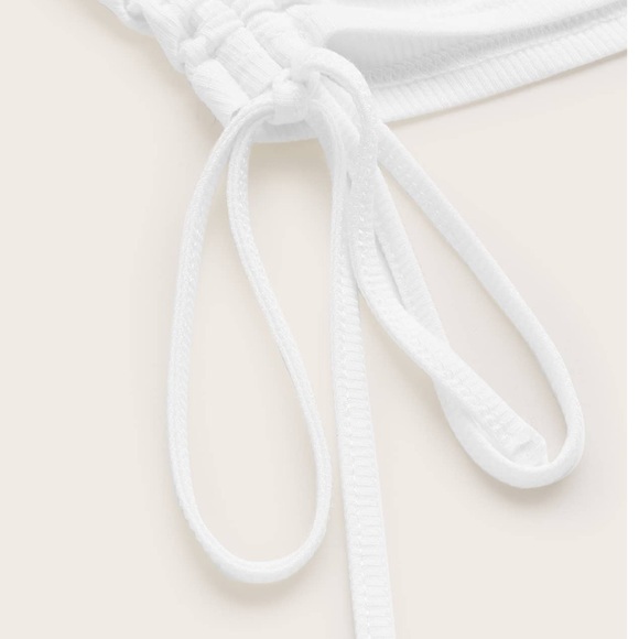 New- Plus Letter “BABE” Drawstring Side Tank Top - Picture 3 of 4